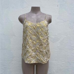 Lilly Pulitzer Cream and Gold Camisole